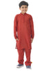 LOVE RED KURTA SET