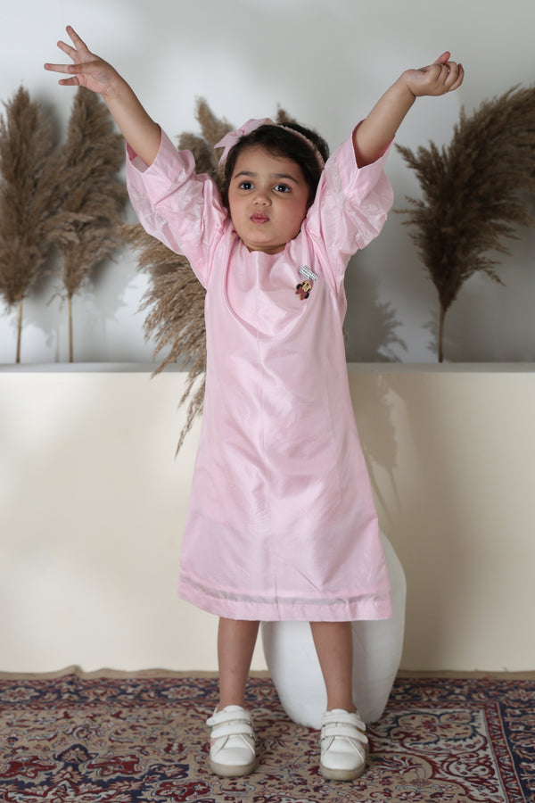 PEACH MINNIE CHARM DRESS