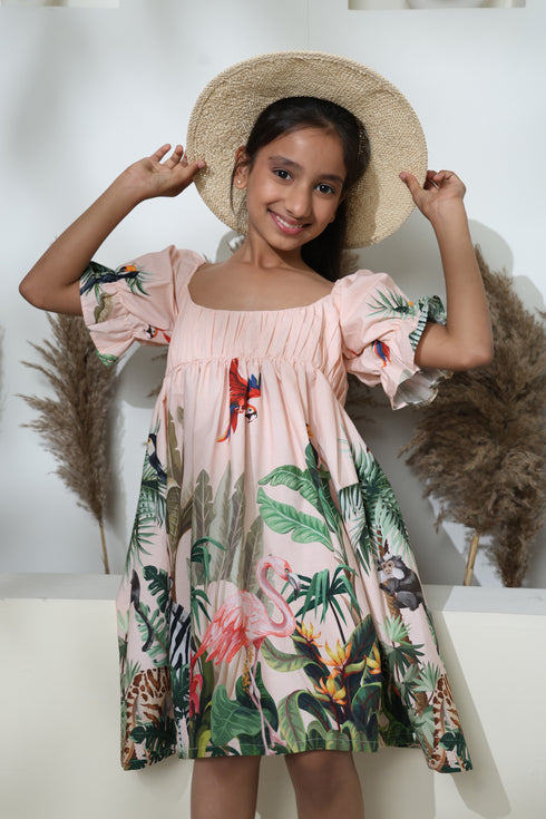 JUNGLE THEME DRESS