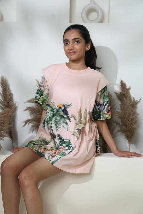 JUNGLE THEME DRESS