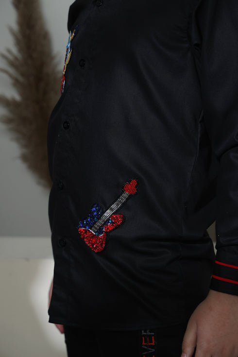 POKEMON X GUITAR SHIRT