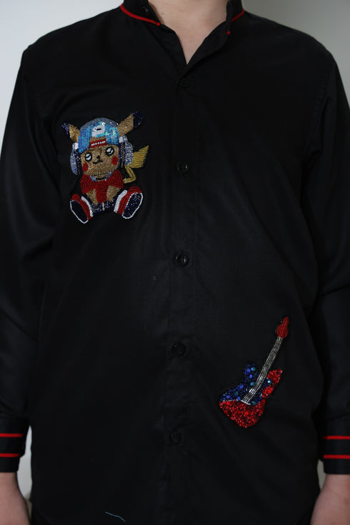 POKEMON X GUITAR SHIRT
