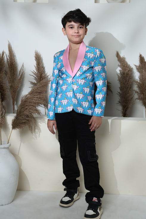 SMILE SQUAD BLUE BLAZER
