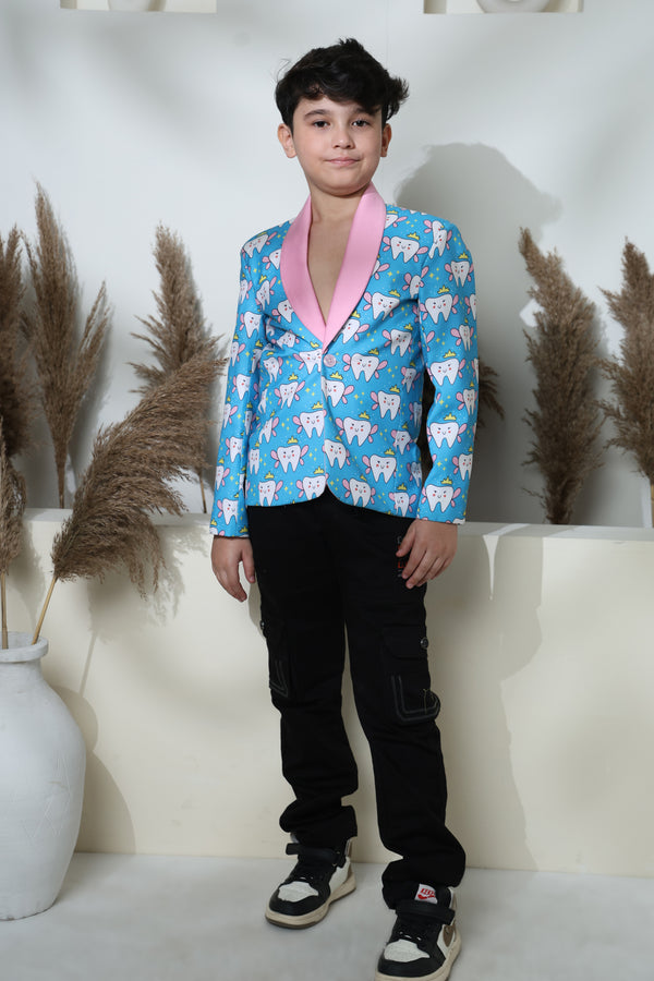 SMILE SQUAD BLUE BLAZER