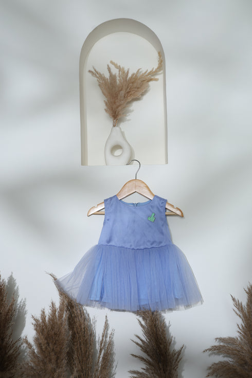 SARCASTIC CHIC BLUE TULLE DRESS