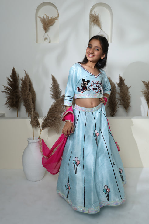 MAGICAL MICKY MINNIE LEHENGA SET
