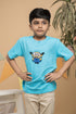 Blue Minion Round Neck T-Shirt