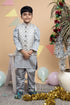 Grey kurta set with Jacket