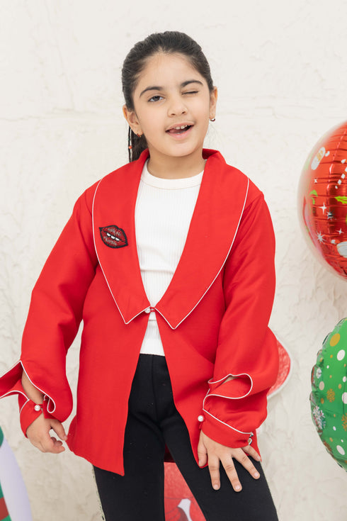 PEPPA PIG RED SILK JACKET