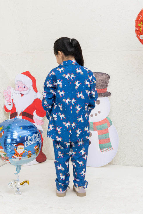 UNICORN BLUE BLAZER SET