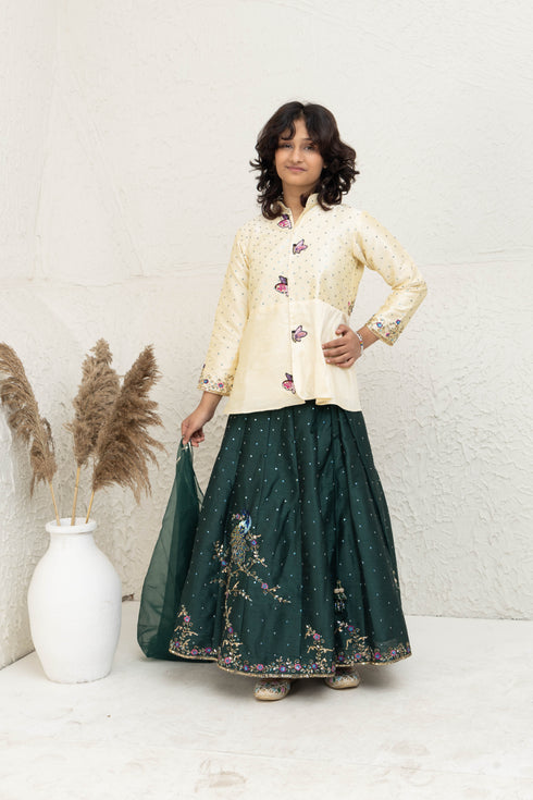 PEACOCK LEHENGA SET