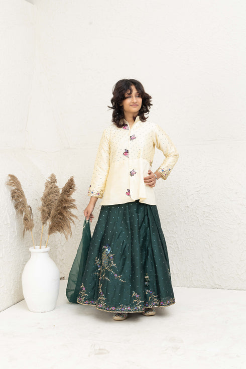PEACOCK LEHENGA SET