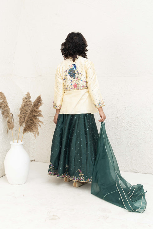 PEACOCK LEHENGA SET