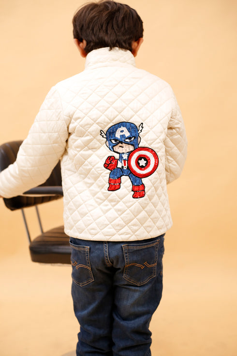 Cartoon Character CAPTAIN AMERICA Jackets