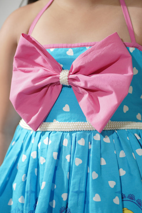 Blue Princess Character Bow Dress