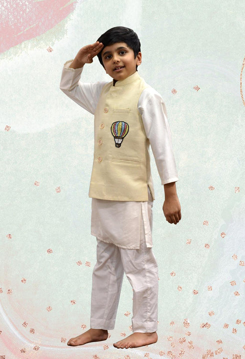 Air Balloon Nehru Kurta Set